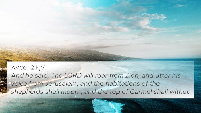 Amos 1:2 Explained