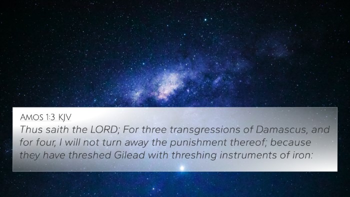 Amos 1:3 Explained