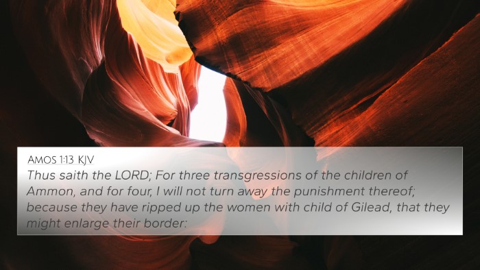 Amos 1:13 Explained