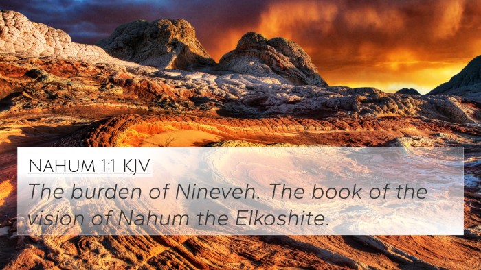 Nahum 1:1 Explained