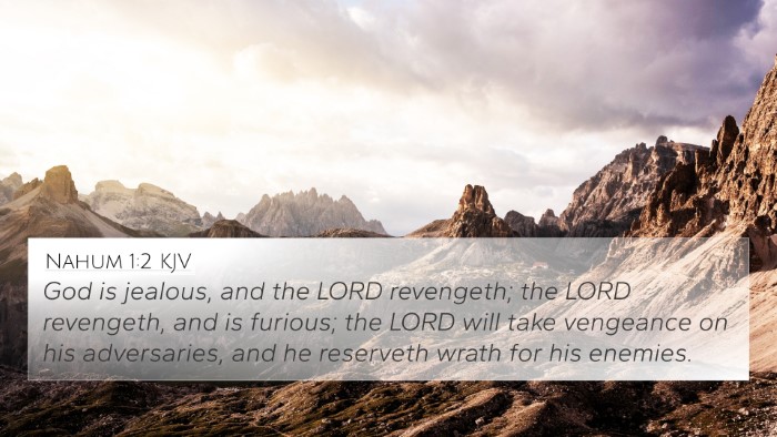 Nahum 1:2 Explained
