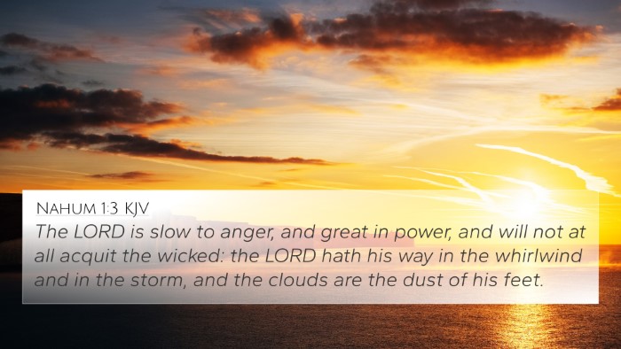 Nahum 1:3 Explained