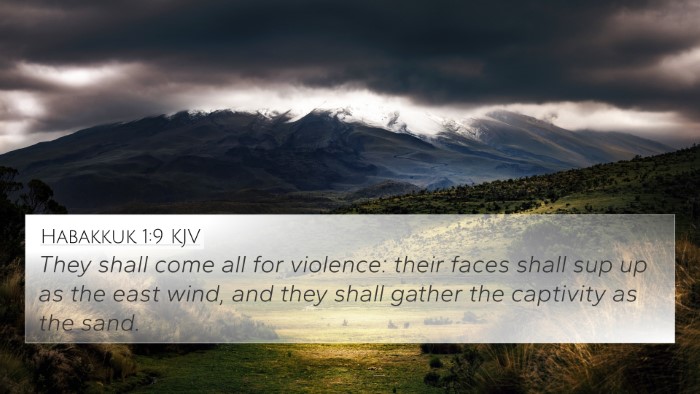 Habakkuk 1:9 Explained