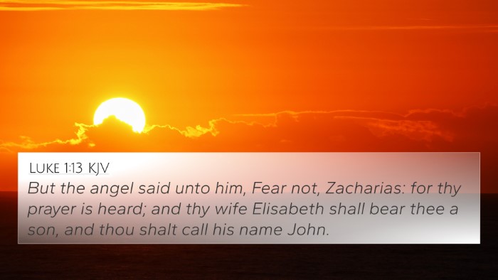 Luke 1:13 Explained