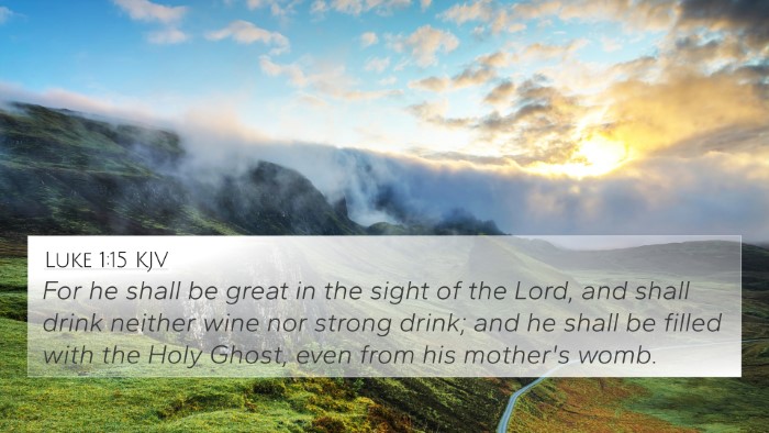 Luke 1:15 Explained