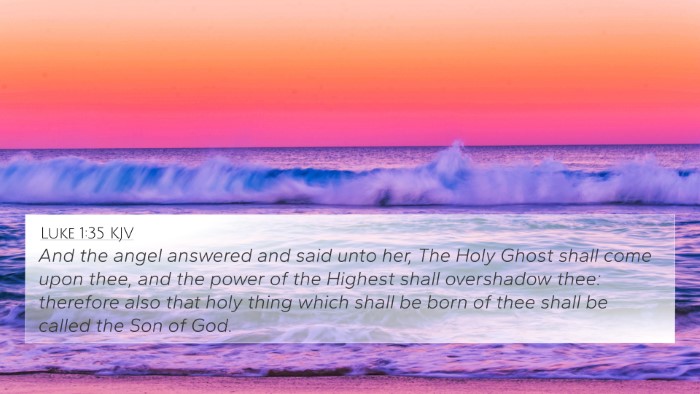 Luke 1:35 Explained
