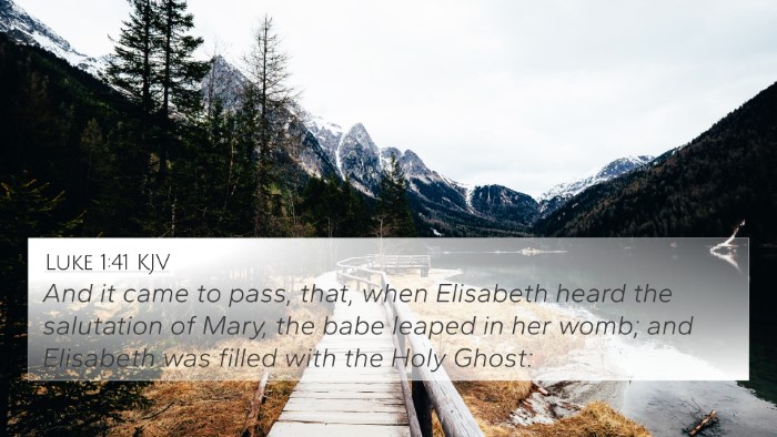 Luke 1:41 Explained