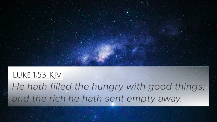Luke 1:53 Explained