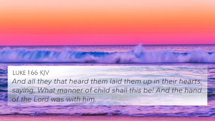 Luke 1:66 Explained