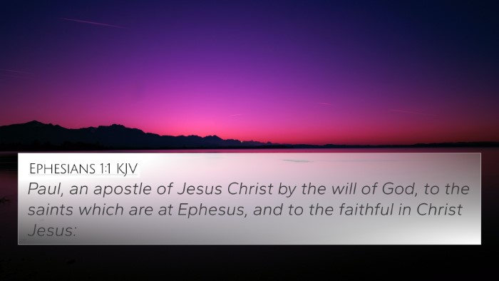 Ephesians 1:1 Explained