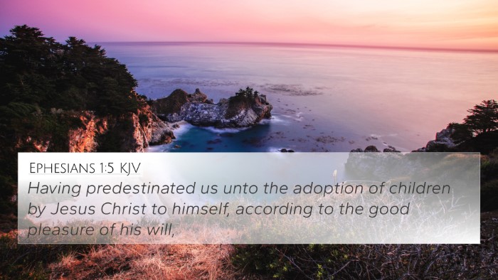 Ephesians 1:5 Explained