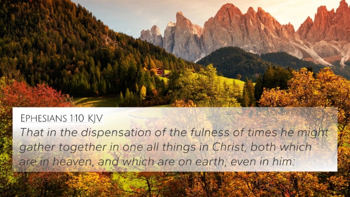 Ephesians 1:10 Explained