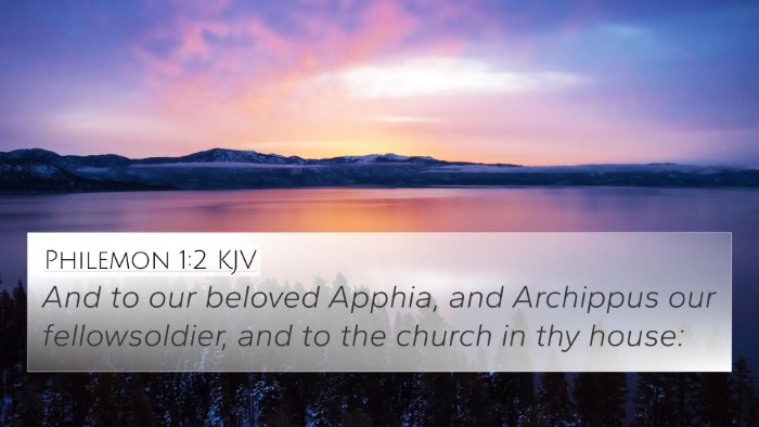 Philemon 1:2 Explained