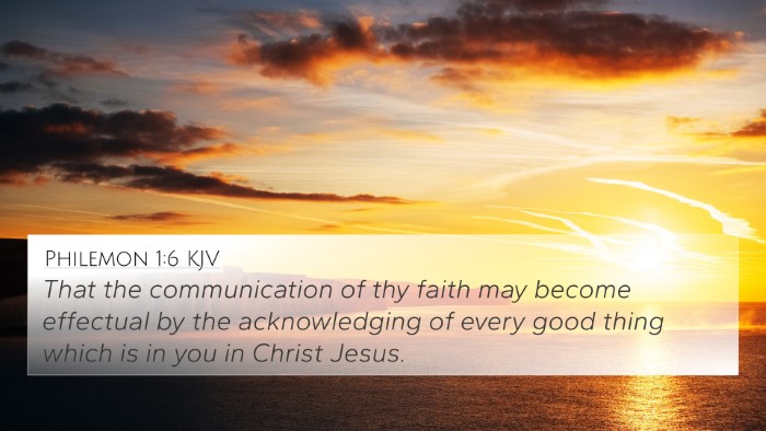 Philemon 1:6 Explained
