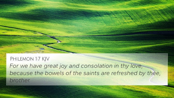Philemon 1:7 Explained