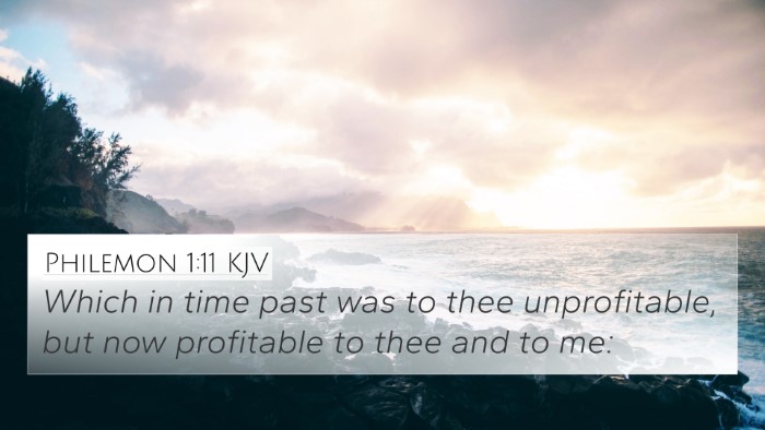 Philemon 1:11 Explained