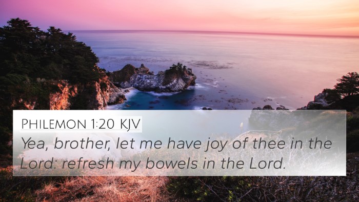 Philemon 1:20 Explained